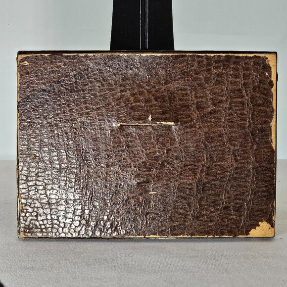 Antique 1910s New York Photo Frame 5x7 metal souviner raised relief Statue Liber - Picture 11 of 15